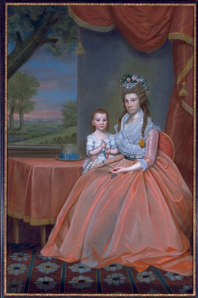 Mme Elijah Boardman et son fils, William Whiting Boardman, c.1796 - Ralph Earl